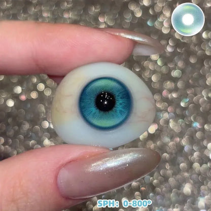 JeweLens Navy Blue Cosplay Color Contact Lenses Emerald Green Soft Lens New Arrive Eye Makeup High Quality