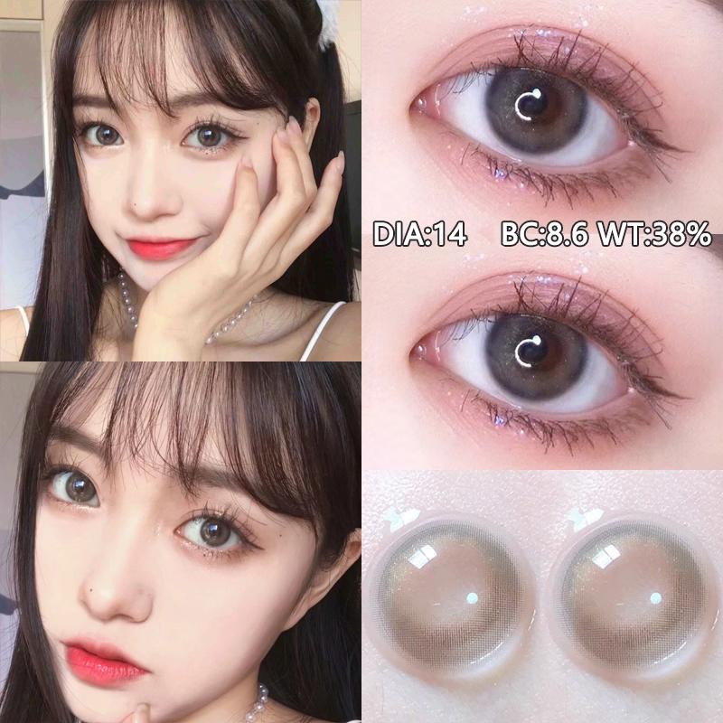 1 par de lentes de contato coloridas Bling Nano 14mm 
