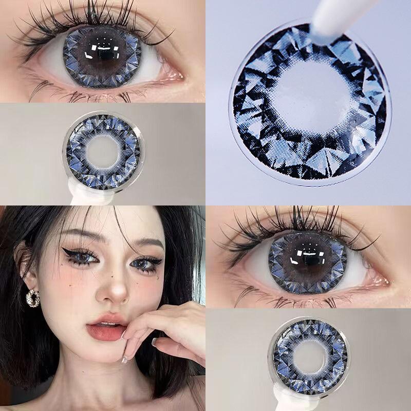 JeweLens Blue Diamond Contact Lenses 14.4mm Enlarge Pupil