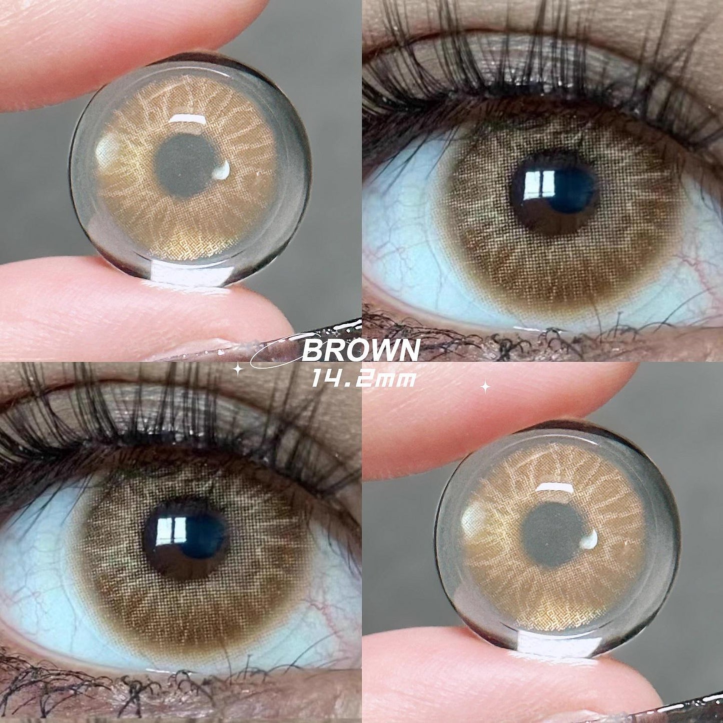 1pair Colored Contact Lenses Evileye Cat Pupil 14.2mm