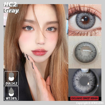 Lentes de contato JeweLens Blue Spot 14,2 mm 