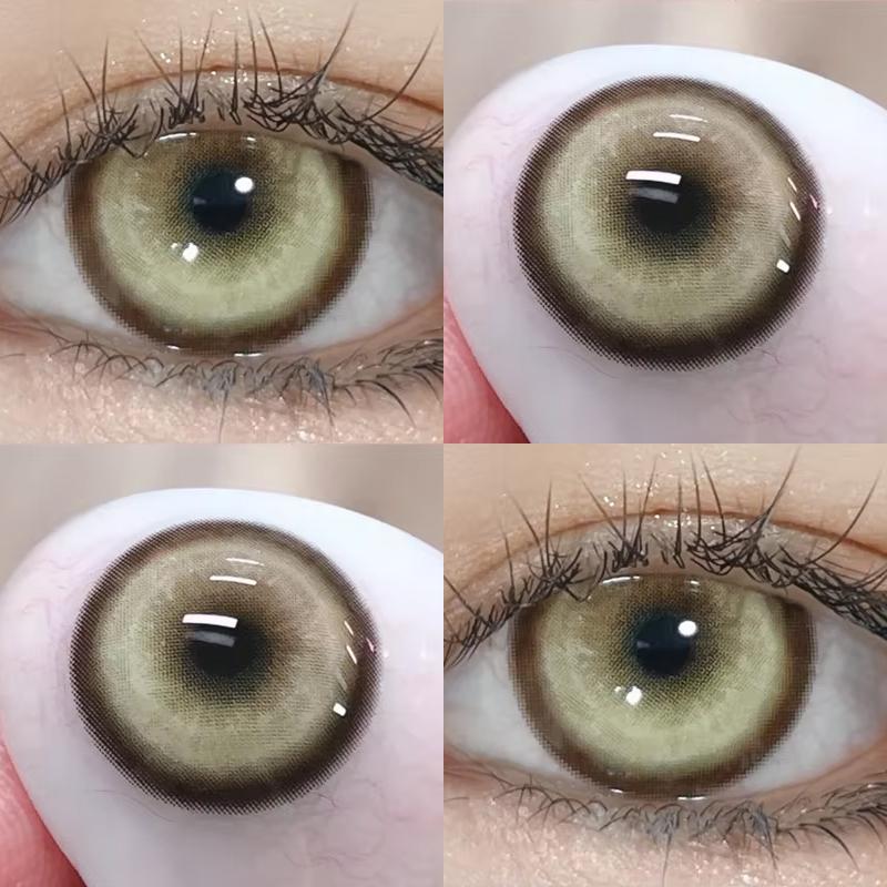 JeweLens Cosplay Color Contact Lenses Halloween Anime Softlens Koi White Silver Pupil