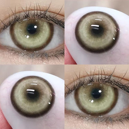 JeweLens Cosplay Color Contact Lenses Halloween Anime Softlens Koi White Silver Pupil