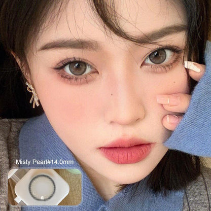 1pair Misty Pearl Colored Contact Lenses Cosmetic Softlens