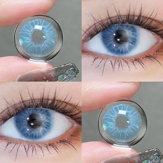 1pair Colored Contact Lenses Evileye Cat Pupil 14.2mm
