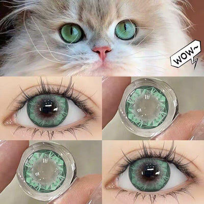 JeweLens Blue Diamond Contact Lenses 14.4mm Enlarge Pupil