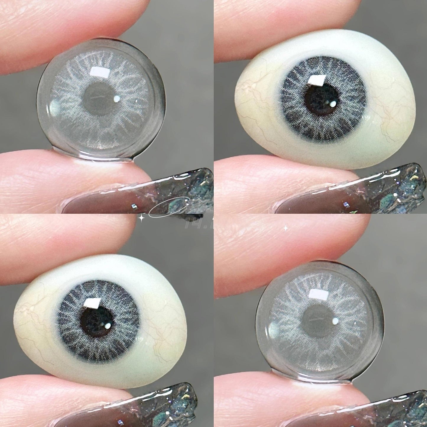 1pair Colored Contact Lenses Evileye Cat Pupil 14.2mm