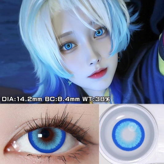 JeweLens 1 par Cosplay Lentes de contato coloridas Hotblood Anime Softlens 12 meses 1 par