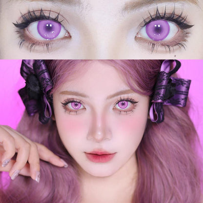 1pair Cosplay Red Gray Pink Colored Contact Lenses Halloween Scary lens Softlens 14.5mm