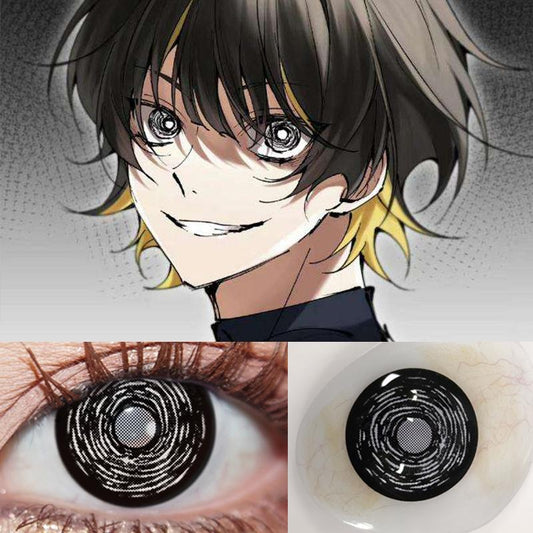 1pair Cosplay BLUE LOCK Color Contact Lenses Halloween Scary Lens Softlens 14.5mm