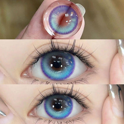 1pair Yashiro Nene Cosplay Colored Contact Lenses 12months