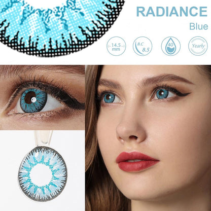 JeweLens Graded 2pcs/1 par Cosplay Lentes de contato coloridas Eyemakeup Colorido Anime Pupil 
