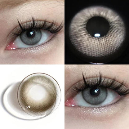 1pair Taylor BlueGray Colored Contact Lenses 14.2mm