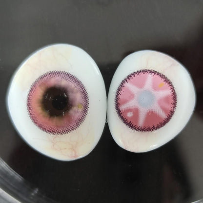 1pair Hoshino Ai OSHI NO KO Cosplay Anime Color Contact Lenses Halloween Scary lens Softlens 14.5mm