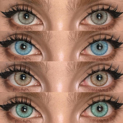 1pair Serltyca Color Contact Lenses Mixed Blood Softlens 12months