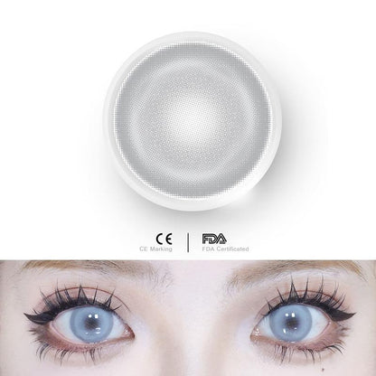 1pair Cosplay Red Gray Pink Colored Contact Lenses Halloween Scary lens Softlens 14.5mm