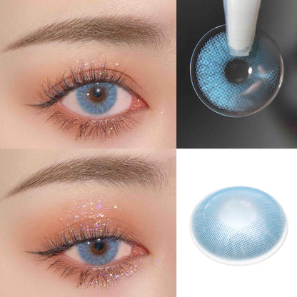 JeweLens Graded 2pcs/1par Vision Cinza Lentes de Contato Coloridas Cosméticas Softlens 14mm 