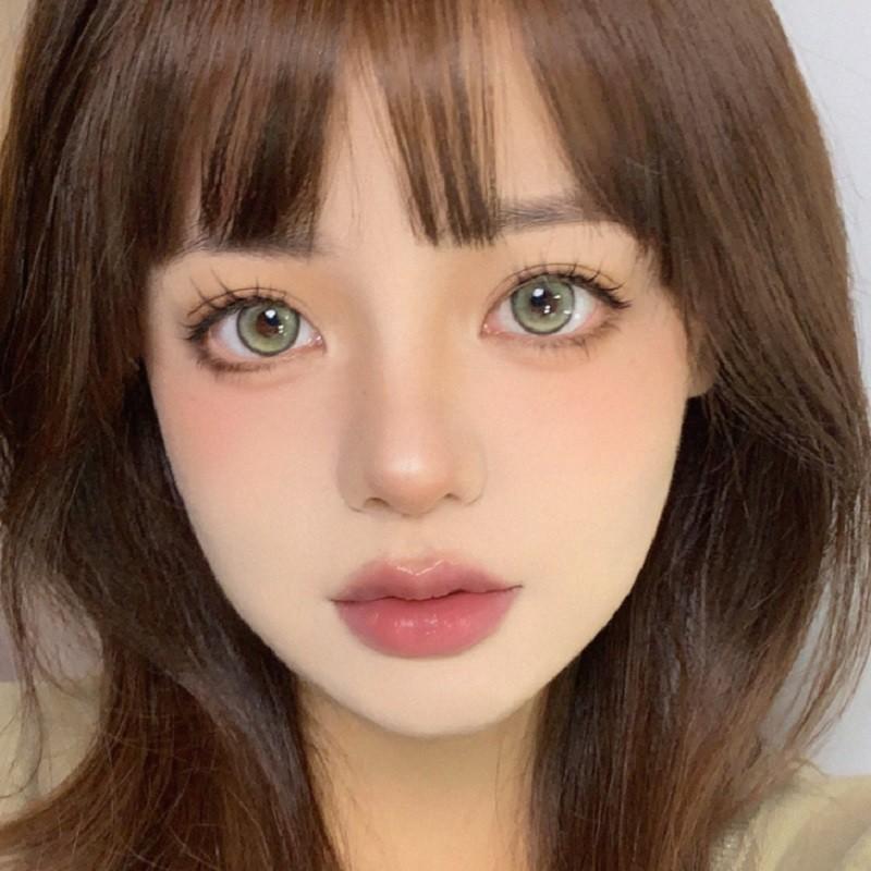 1pair Greenbrown Colored Contact Lenses SUGARPLUM