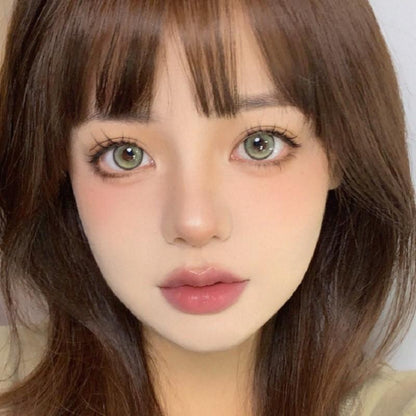 1pair Greenbrown Colored Contact Lenses SUGARPLUM