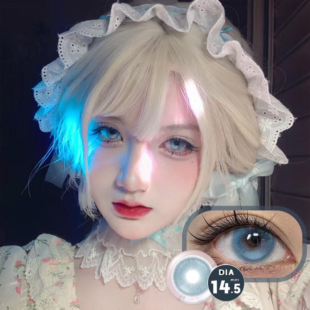 Isoralook 2pcs/1pair Watery Color Contact Lenses 14.5mm Softlens