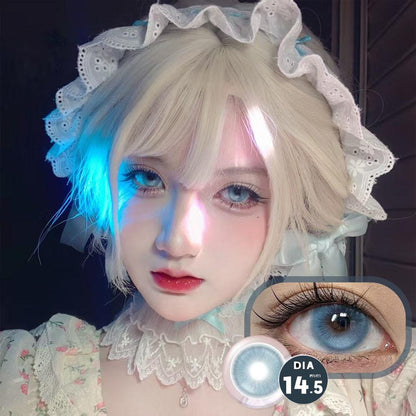 Isoralook 2pcs/1pair Watery Color Contact Lenses 14.5mm Softlens