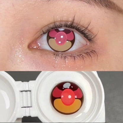 1pair Yashiro Nene Cosplay Colored Contact Lenses 12months