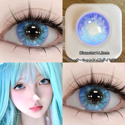 JeweLens Diamond Cosplay Nightclub Party Contact Lenses Luxury Softlens 14.2mm